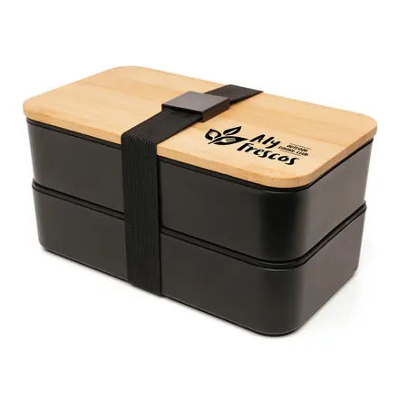 Double Stacked Lunch Box - Laltex promotional product, branded with your logo