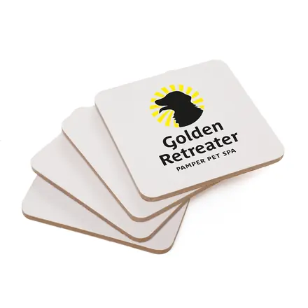 Cork Coaster Set - Laltex promotional product, branded with your logo