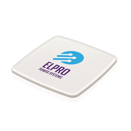 Made In Britain Square Coaster - Laltex promotional product, branded with your logo