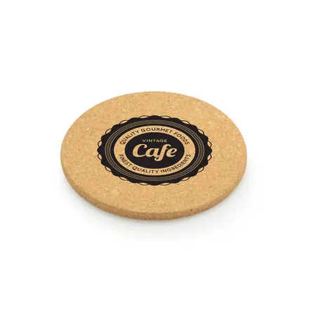 Cork Coaster - Laltex promotional product, branded with your logo