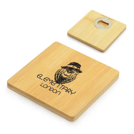 Blane 2-in 1 Coaster - Laltex promotional product, branded with your logo