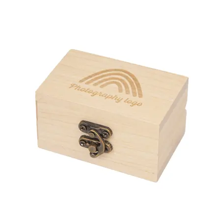Wooden Treasure Box - branded promotional product