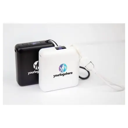 Compact Deluxe 10000 Power Bank - branded promotional product