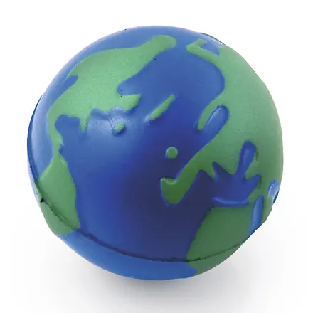 Globe Stress Toy - Laltex promotional product, branded with your logo