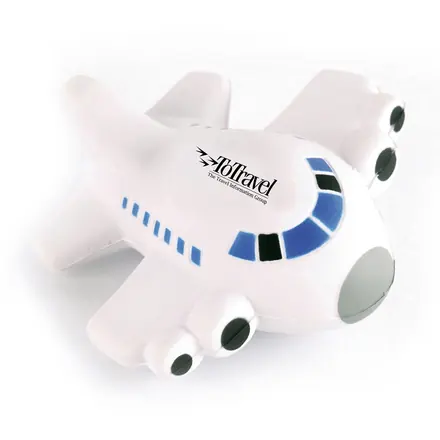Aeroplane Stress Toy - Laltex promotional product, branded with your logo