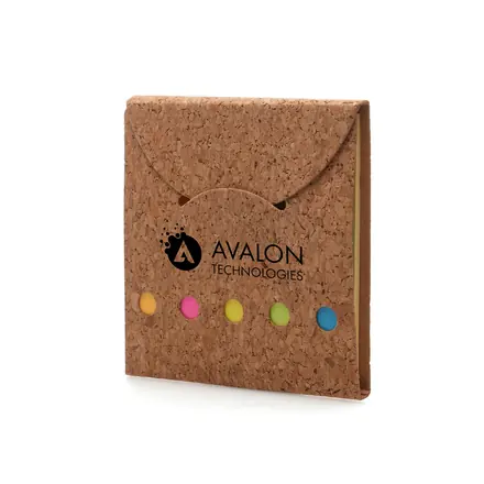 Dunmore Cork Sticky Notes Set - Laltex promotional product, branded with your logo