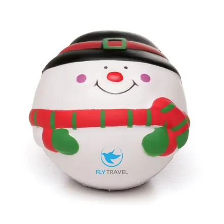Stress Snowman - Laltex promotional product, branded with your logo