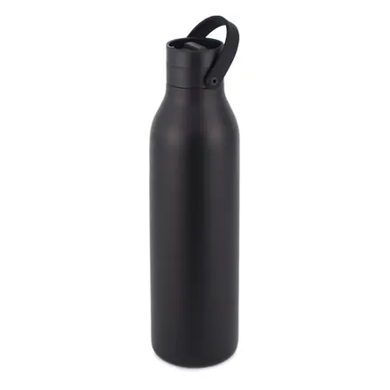 Stainless Steel Bottle 1000ml Coated Ink Black - branded promotional product