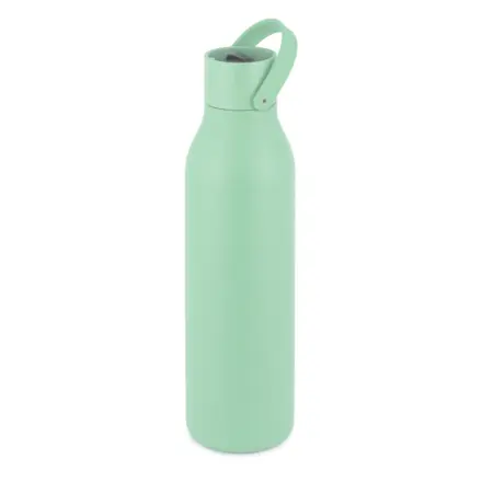 Stainless Steel Bottle 1000ml Coated Seaglass Green - branded promotional product