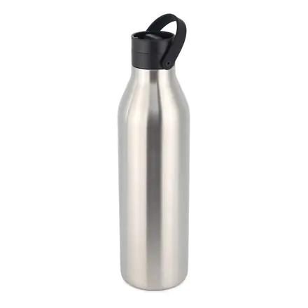 Stainless Steel Bottle 1000ml Uncoated / Ink Black - branded promotional product