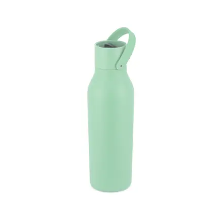 Stainless Steel Bottle 500ml Coated Seaglass Green - branded promotional product