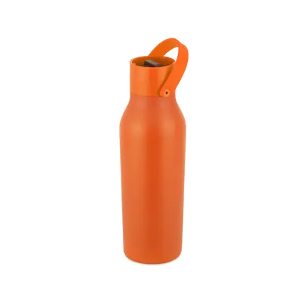 Stainless Steel Bottle 500ml Coated Sunrise Orange - branded promotional product