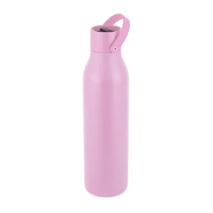 Stainless Steel Bottle 750ml Coated Dusk Pink - branded promotional product