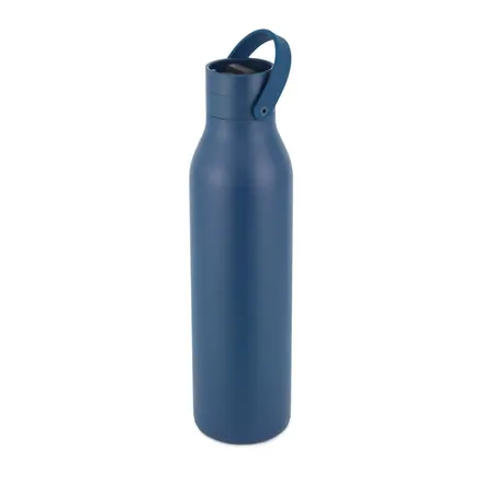 Stainless Steel Bottle 750ml Coated Midnight Blue - branded promotional product