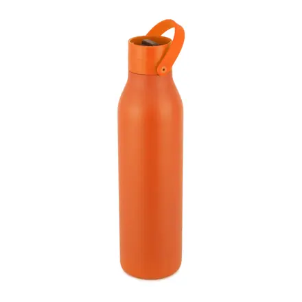 Stainless Steel Bottle 750ml Coated Sunrise Orange - branded promotional product