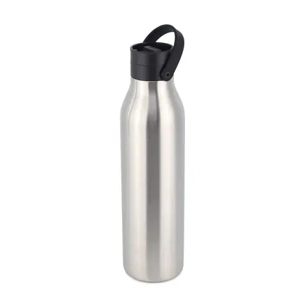 Stainless Steel Bottle 750ml Uncoated / Ink Black - branded promotional product