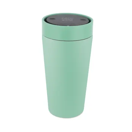 Stainless Steel Cup 12oz Coated Seaglass Green - branded promotional product