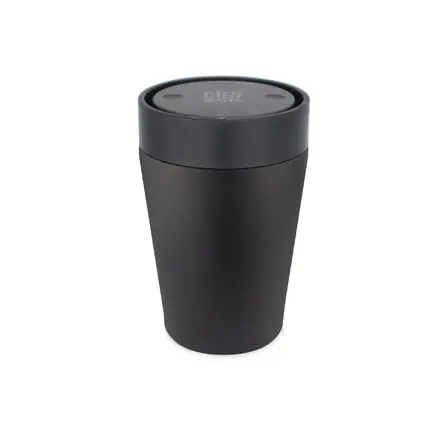 Stainless Steel Cup 8oz Coated Ink Black - branded promotional product