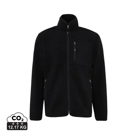 IQONIQ Diran recycled polyester pile fleece jacket - XD Connects promotional product, branded with your logo
