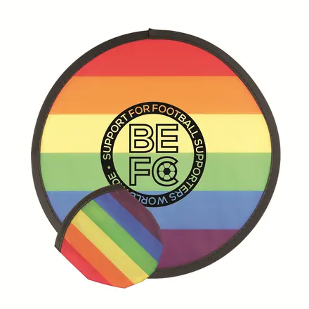 Rainbow Foldable Flying Disc - branded promotional product