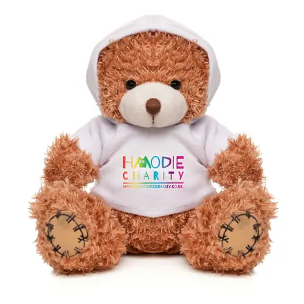 Medium Patched Paw Teddy - Hoodie - Laltex promotional product, branded with your logo