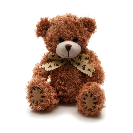Medium Patched Paw Teddy - Plain - branded promotional product