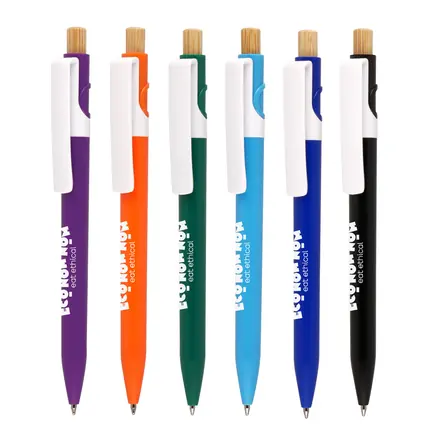 Wave Colour Ball Pen - Laltex promotional product, branded with your logo