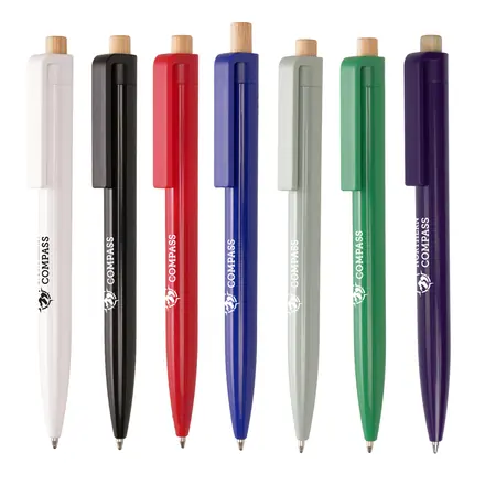 Glossy Recycled Ball Pen - Laltex promotional product, branded with your logo