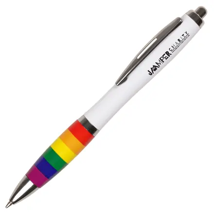 Shanghai Rainbow Ball Pen - Laltex promotional product, branded with your logo