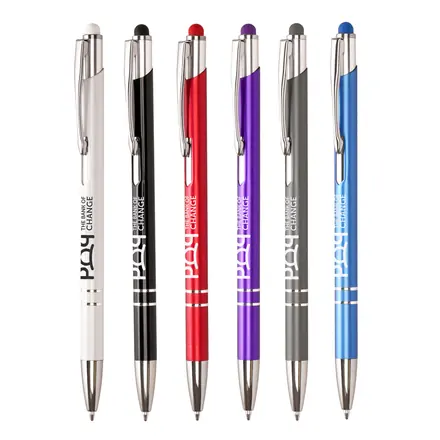 Sleek Stylus Ball Pen - Laltex promotional product, branded with your logo
