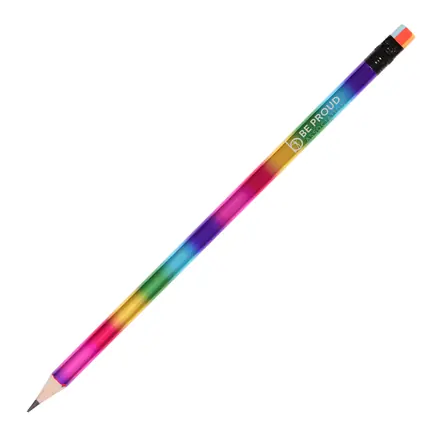 Rainbow Pencil - Laltex promotional product, branded with your logo