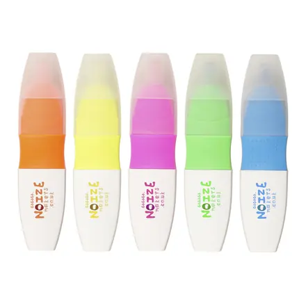 White Neon Flat Capped Highlighter - Laltex promotional product, branded with your logo