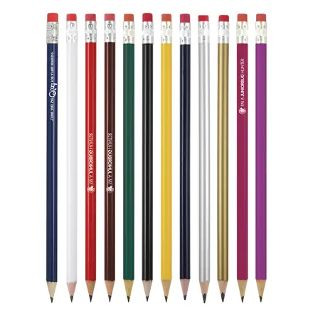 HB Rubber Tipped Pencil - Laltex promotional product, branded with your logo