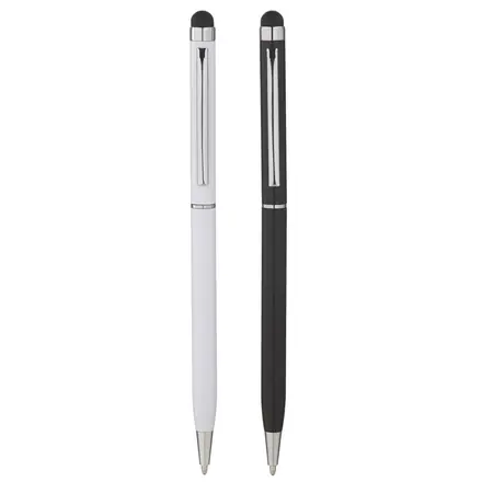 Soft-top Stylus Ball Pen - Laltex promotional product, branded with your logo