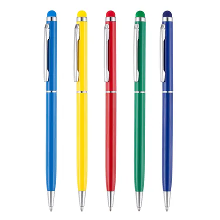 Soft Top Tropical Stylus Ball Pen - Laltex promotional product, branded with your logo