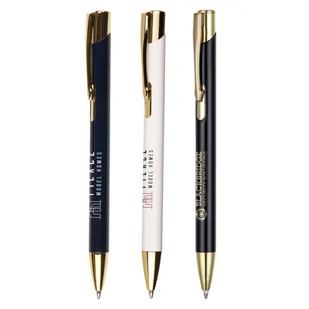 Beck Gold Ball Pen - Laltex promotional product, branded with your logo