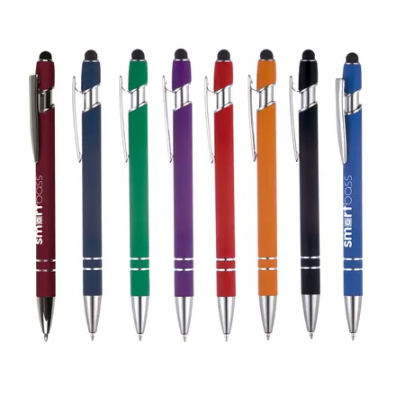 Nimrod Soft Feel Ball Pen - Laltex promotional product, branded with your logo