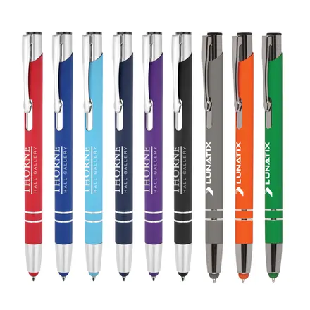 Beck Soft Stylus Ball Pen - Laltex promotional product, branded with your logo