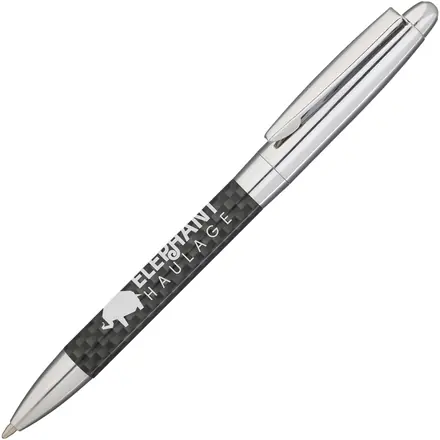 Javelin Carbon Fibre Ball Pen - Laltex promotional product, branded with your logo