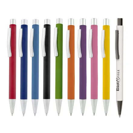 Travis Soft Feel Ball Pen - Laltex promotional product, branded with your logo