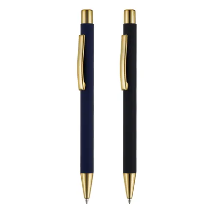 Travis Gold Ball Pen - Laltex promotional product, branded with your logo