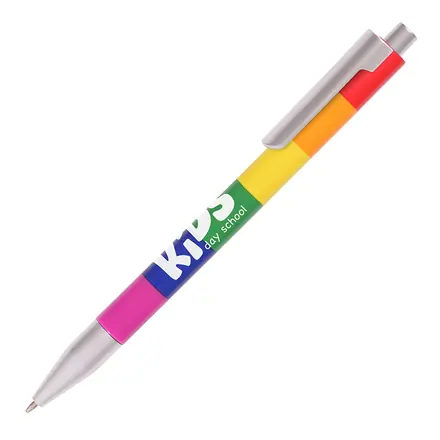 Cayman Rainbow Ball Pen - Laltex promotional product, branded with your logo