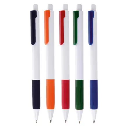 Cayman Grip Ball Pen (Coloured) - Laltex promotional product, branded with your logo
