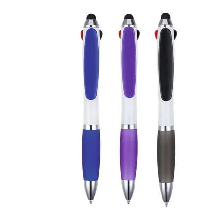 Shanghai Multi Ink Ball Pen with Stylus - Laltex promotional product, branded with your logo