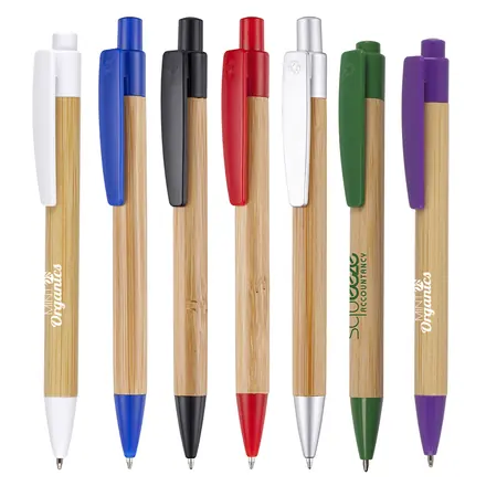 Sumo Bamboo Ball Pen - Laltex promotional product, branded with your logo