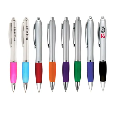 Shanghai Silver Ball Pen - Laltex promotional product, branded with your logo