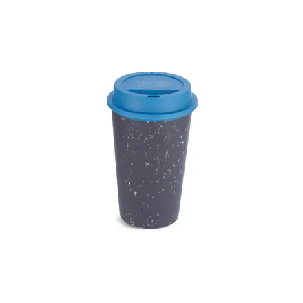 NOW Cup 12oz Grey & Pacific Blue - branded promotional product