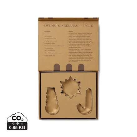 VINGA Classic cookie cutter 3-piece set - XD Connects promotional product, branded with your logo