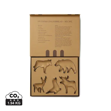 VINGA Nordic big 5 cookie cutter 5-piece set - XD Connects promotional product, branded with your logo