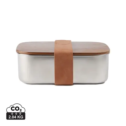 VINGA Ciro RCS recycled steel lunch box - XD Connects promotional product, branded with your logo